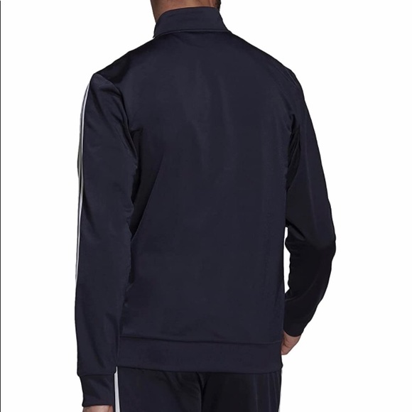 Adidas Primegreen Mens Essentials Warm-Up, Three Stripes, Track Jacket - Picture 2 of 10